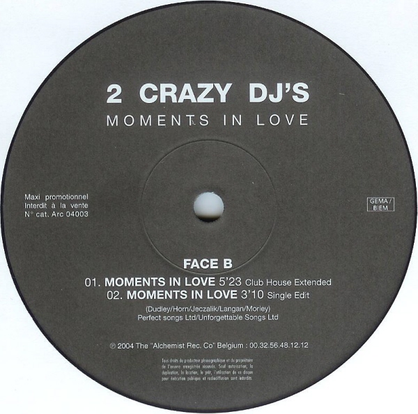 Crazy Djs - Moments In Love