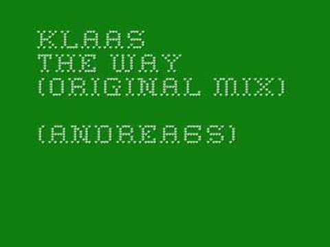 Klaas - The Way (Original Mix)